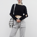 Retona side button knitwear