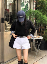[BELLIDE MADE] アーモンド, カラークロップスウェット