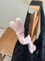 [made]ハグミーポーチ - ピンクバニー