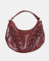 Tenka eyelet strap leather shoulder bag