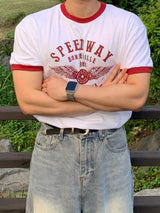 スピードウェイ サマー リンガー ショートスリーブ Tシャツ