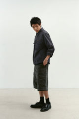 カモフィールドカーゴショーツ (Washed Gray)