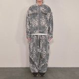leopard grunge trucker jacket_grey