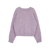 FUZZY MARLED KNIT ZIP UP (3 COLORS)