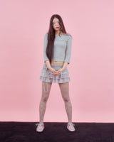 BACK RIBBON STUD T SHIRTS [3colors]