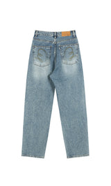 Twinkle Straight Denim Pants (BLUE)