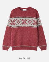 Frost nordic pattern knit