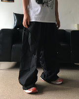 HS リヴェットラインナイロンバルーンパンツ (2C)