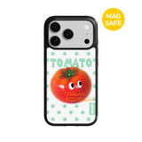 【MADE】トマト コンプレックス ホワイト アイフォン ケース [Glossy Glass/Magsafe]