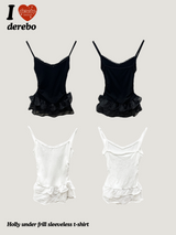 Holly under frill sleeveless t-shirt