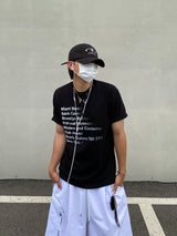 Exy lettering short sleeve t-shirt 3C