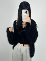 (INNER POINT ITEM♥/LOVELY) 2 COLORS ストリングボウプリーツレースディテールノースリーブタンク