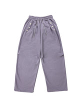Crochet Sweat Pants (Mute Purple)