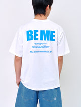 ラビットTシャツ_ホワイト/ブルー