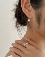 サンデーパールピアス (シルバー)