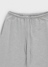 [B-BASIC] Stripe Wide Banding Pants