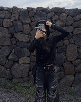 Bohemian damage pants