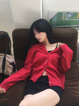 Round Neck Cardigan