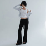 [Sohenti] Slim Long-Sleeve Hooded Zip-Up - 4 Colors