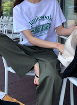 アンディハウスレタリング半袖Tシャツ / 3 colors