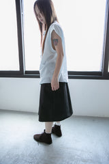frill cutting sleeveless blouse(4colors)
