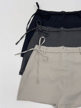 Slit Wrap Skirt Pants