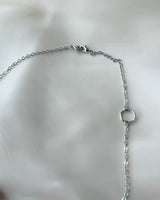[MADE]ストライプボールネックレス(silver)