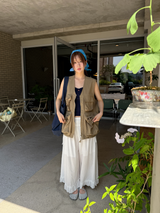 pure frill ribbon pants