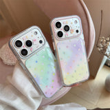 [1+1BOGO] Colorful Polka Dot Gold Accent Full Cover iPhone Case (iPhone 14–17 Series)