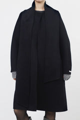 ローマンマフラーハンドメイドロングコート