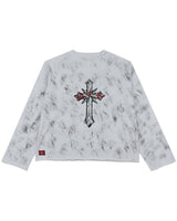 Scarred cross LS(white)