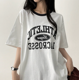 クリアリー カラーリング ボクシーフィット半袖Tシャツ