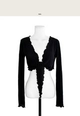 s/s wavy bolero wrap cd