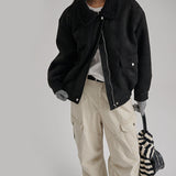 [Jerind] Pigment-Washed Panel Cargo Wide-Leg Pants (3 Colors)