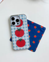 [MADE]トマトソーダ シルバー エポキシ iPhoneケース