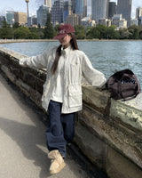 [ORIGINAL] Rien High-Neck Half-Length Field Jacket