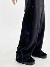 [FAST SHIPPING❤] SIDE PINTUCK PLEATED RIBBON PANTS - 10 COLOR♥