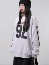 (UNISEX) 92トラックオーバーフィットスウェットシャツ
