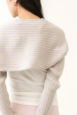 Golgi cotton bolero - light gray
