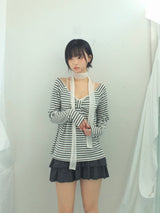 Ribbon Stripe Loose Top