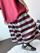 Frisening Stripe Bermuda Shorts 4color