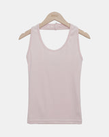 Uzel Halter Neck Slim Sleeveless Top