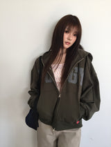 YWD DUGY フーディージップアップ
