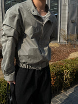 Dart shoulder blouson