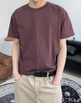 エンディ高密度クロップ半袖Tシャツ