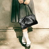 SABRINA Shirring Shoulder Bag