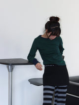 CLASSIC PADDED MINI SKIRT (BLACK)