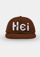 Heiビッグロゴフェルトキャップ Brown