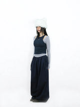 UNISEX HANBOK PANTS (NAVY)