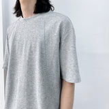 Structured Paneled Oversized Tee